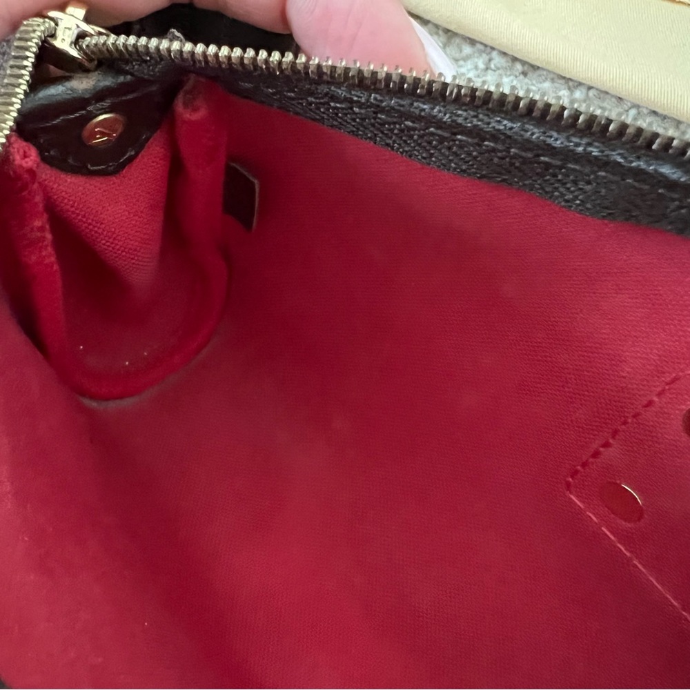 Authentic Louis Vuitton Eva Damier Ebene Sophie Clutch - Picture 11 of 15